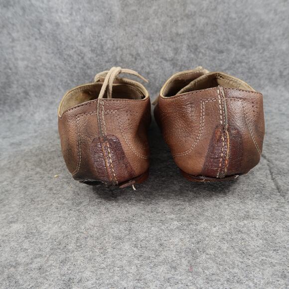 Ryan Rowe Shoes Mens 12 Casual Sneakers Leather Lace Up Brown Round Toe Flat - Picture 6 of 13